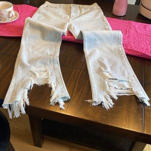 NWT splendid light wash jeans high waist slim kick